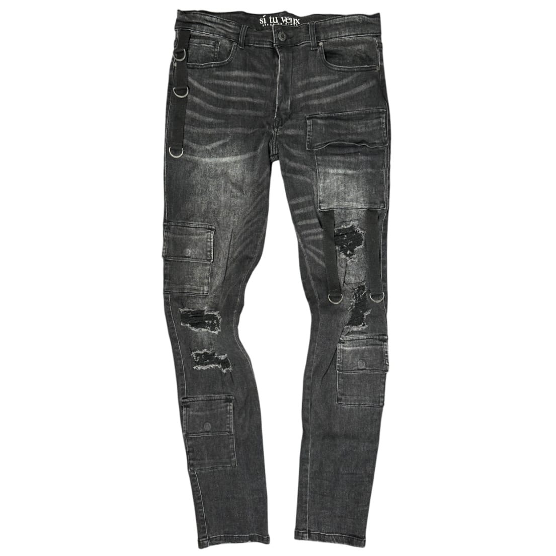 Si Tu Veux Denim Jean (Black Wash) TV0006