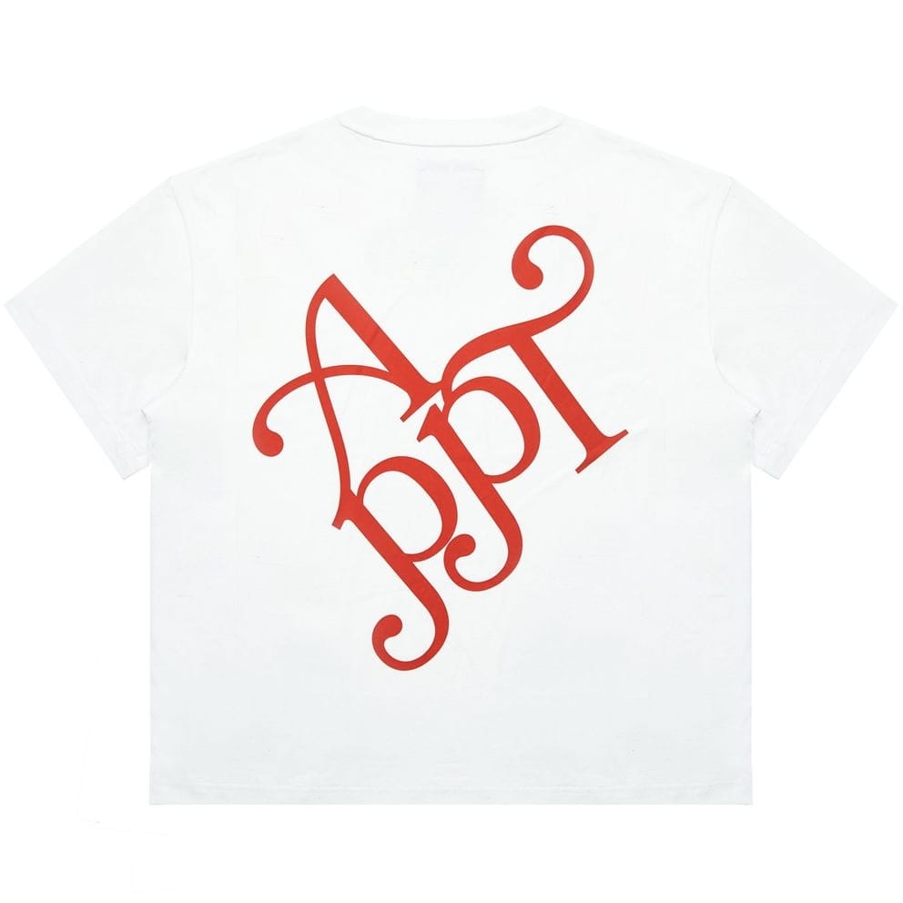 By Appointment Only Charm Tee (White/Red) BAO-SU26-028