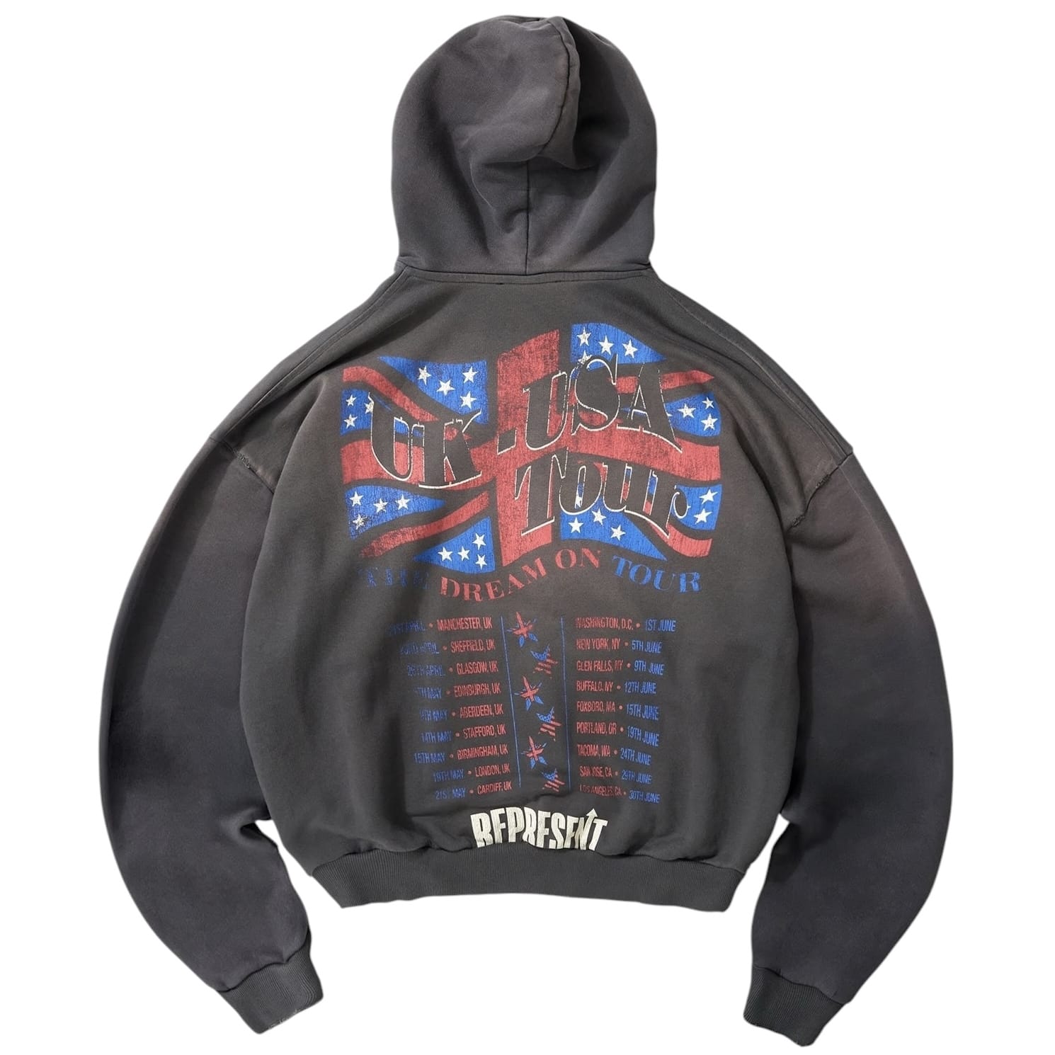 Represent Dream On Tour Hoodie (Sun Fade Grey) MLM100618-46