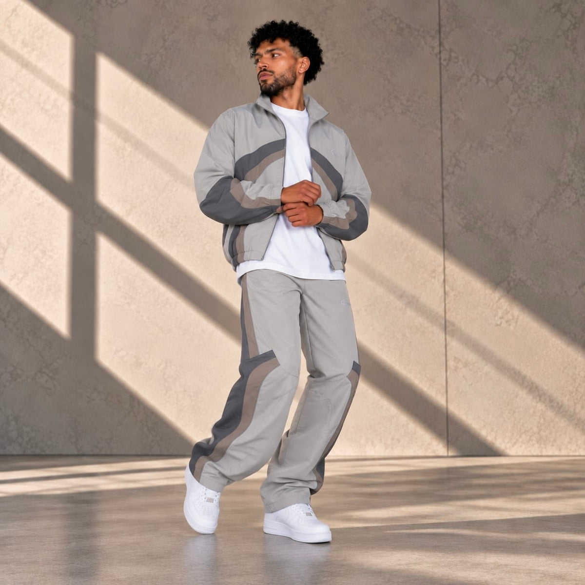 Eptm Nomad Jacket & Pants Set (Light Grey)