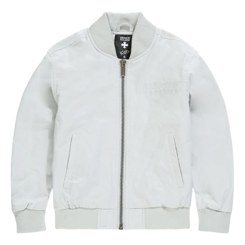 Boys See You In Paradise Cruel Intentions Bomber Jacket (L/Grey) 91771B