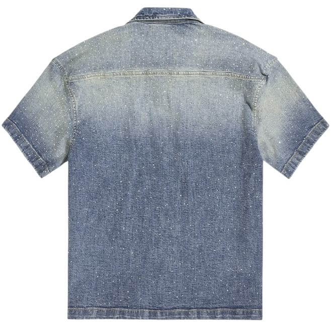 Jordan Craig Radiant Denim Zip Up Shirt (Lager) 2082