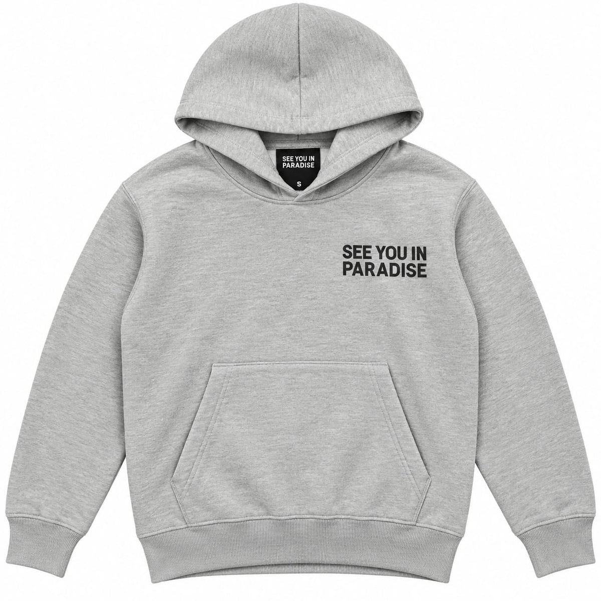 See You In Paradise Wingspan Hoodie (Heather Charcoal/Black) 8816H