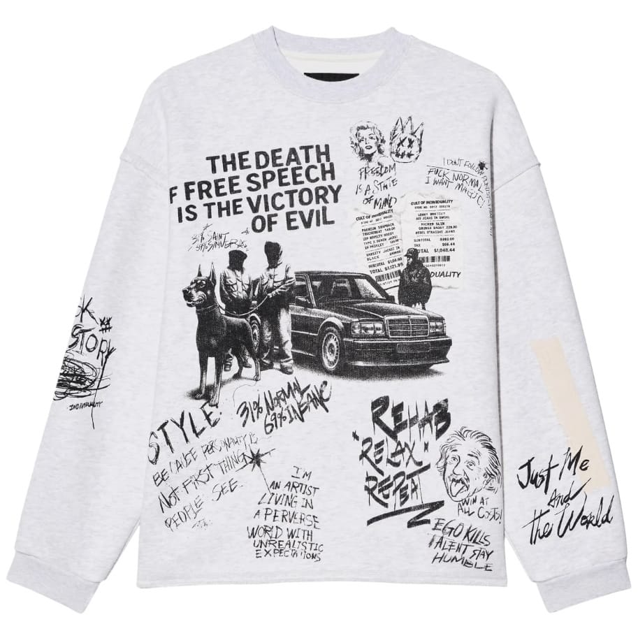Cult Of Individuality The Death Of Free Speech Set (Heather Grey)