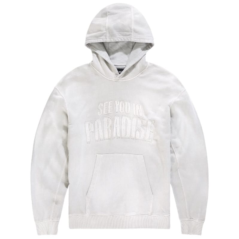 See You In Paradise Oasis Washed Pullover Hoodie (Grey) 8864H