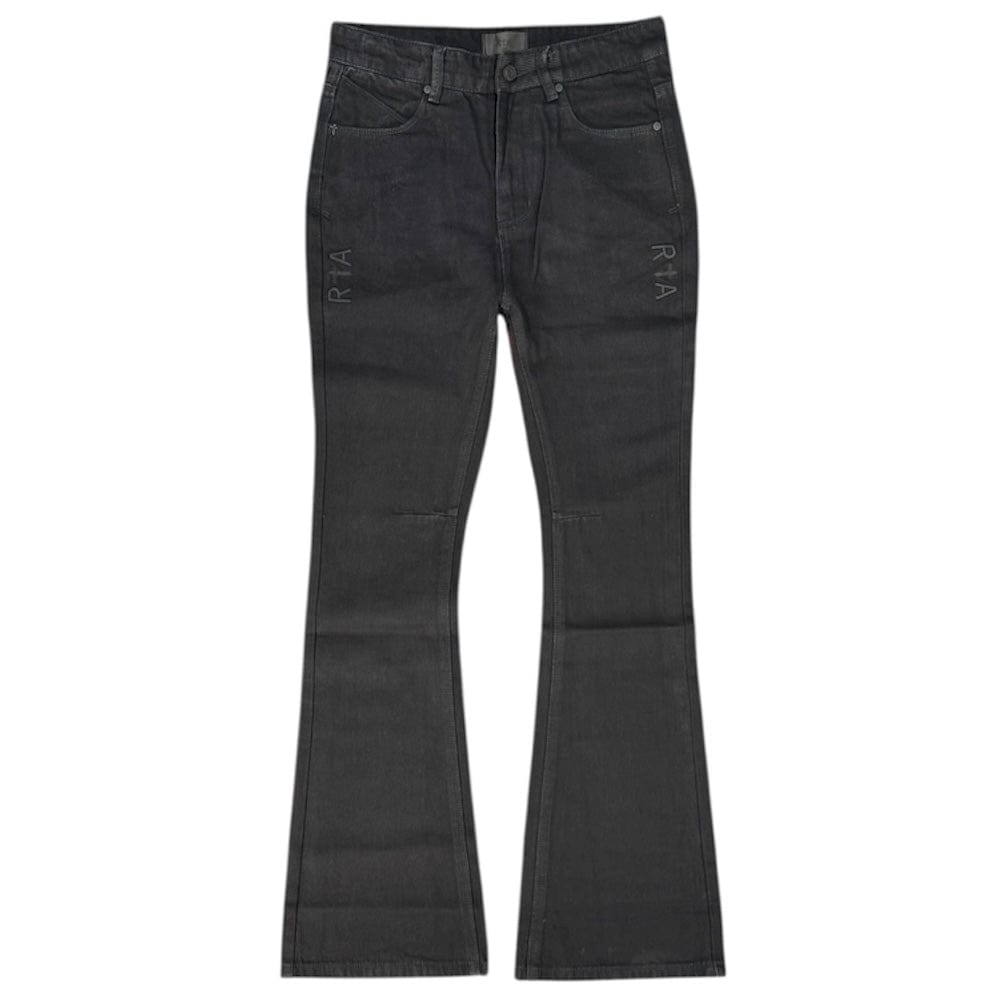 【1回着用のみ】Gradient Dye Flare Jeans black Black Wash Flare Jeans | Hot Topic