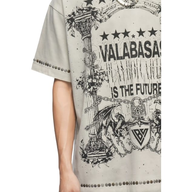 Valabasas Parchment Tee (Vintage Cream Wash) VLBS-VT1-1124