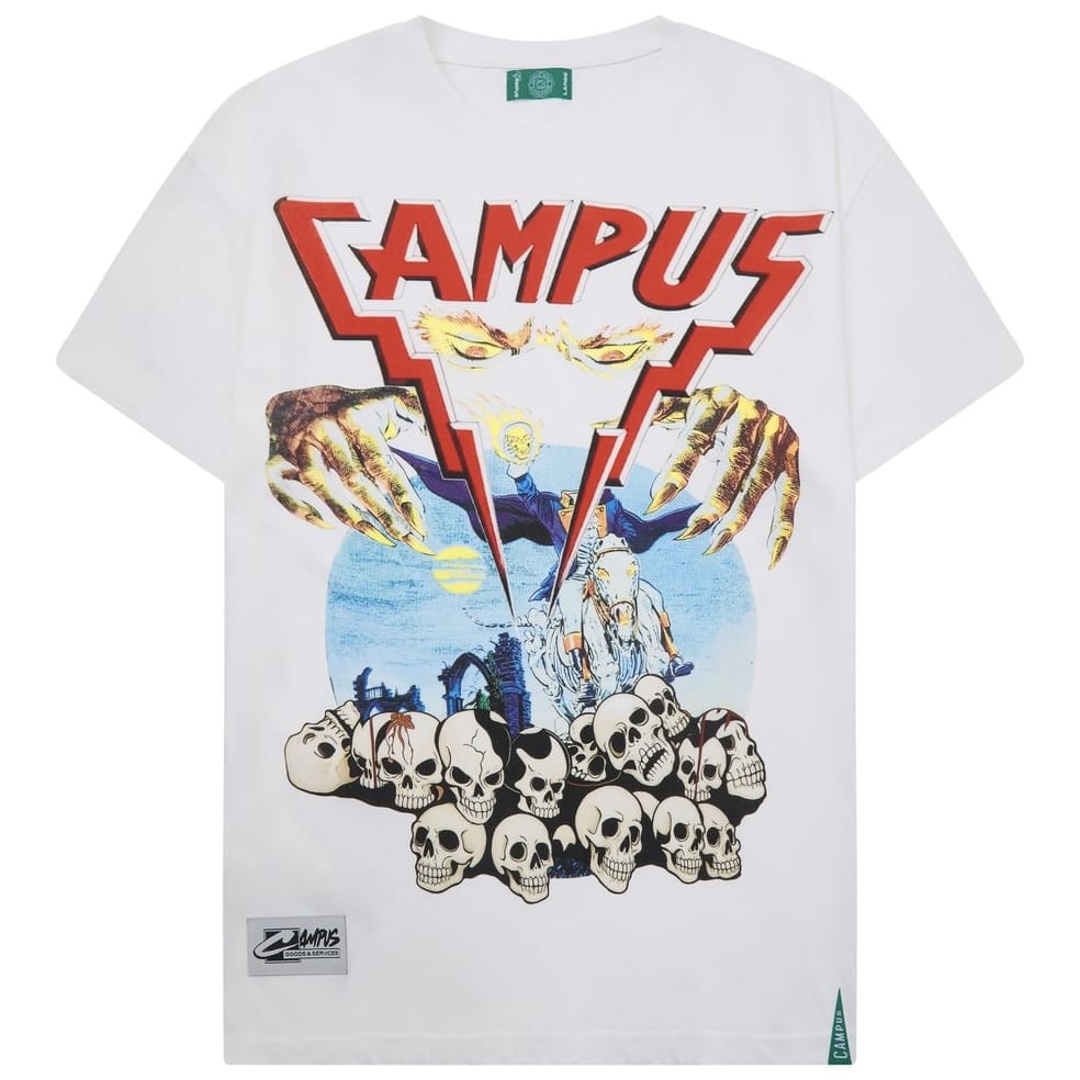 Campus Goods Bone Collector Tee (White) CG-SUM26-016