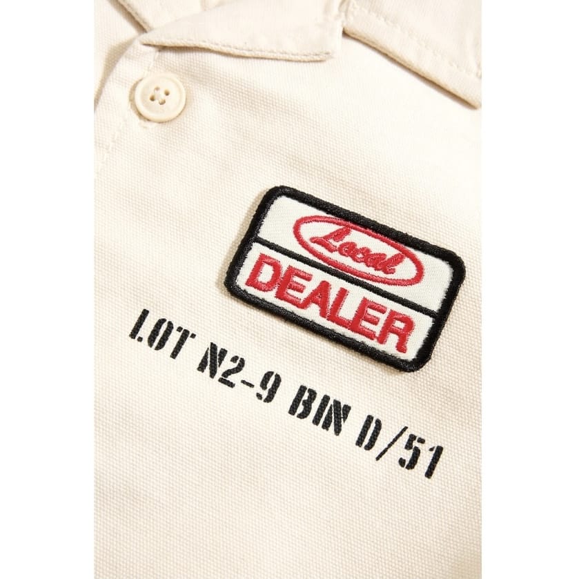 Boys Jordan Craig Re-up Mechanic Short Set (Bone)