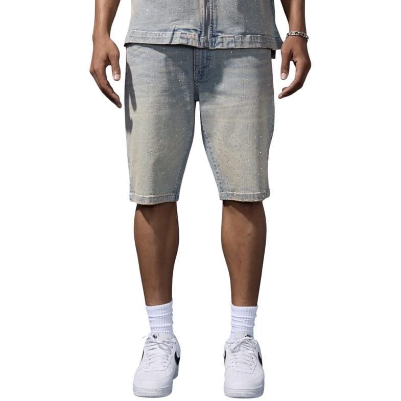 Jordan Craig Og Radiant Denim Shorts (Cream Wash) J108S