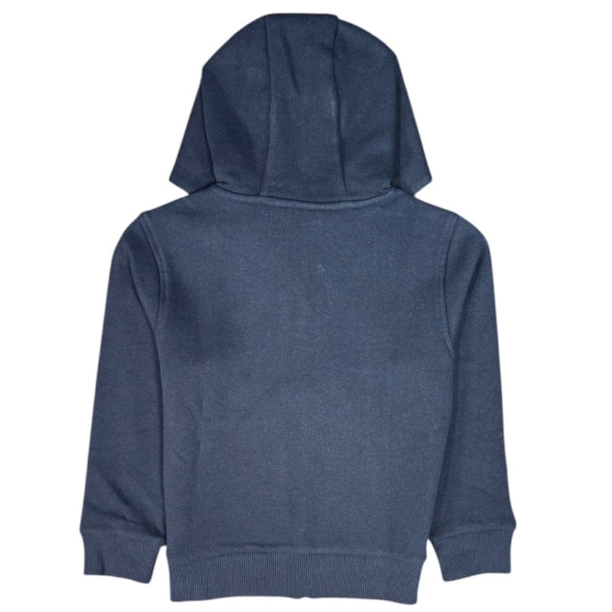 Kids Lacoste Kangaroo Pocket Zip-Up Hoodie (Navy) SJ9723-51