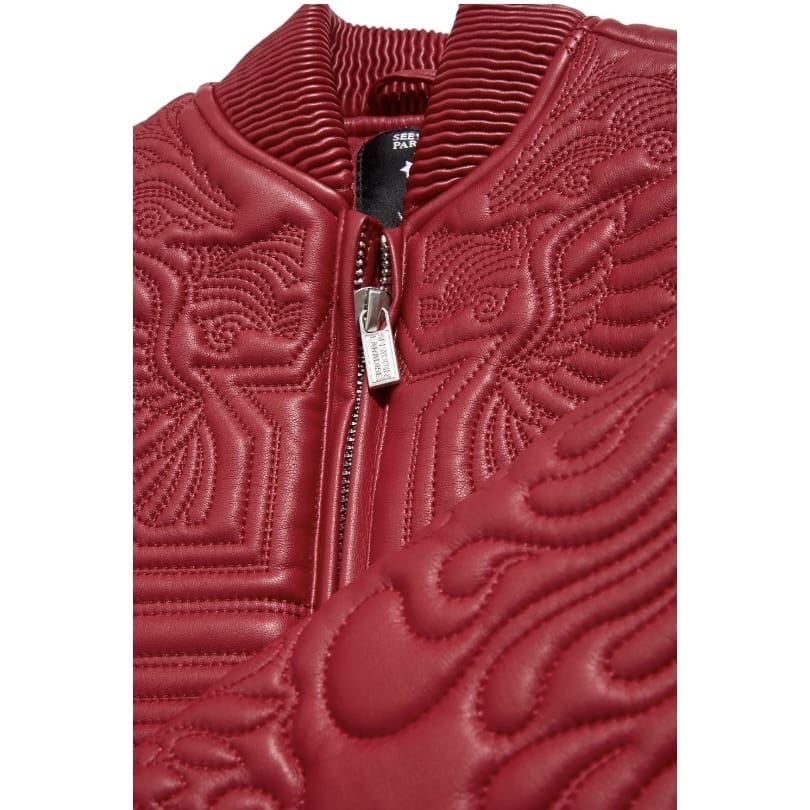 Kids See You In Paradise Sinister Bomber Jacket (Red)