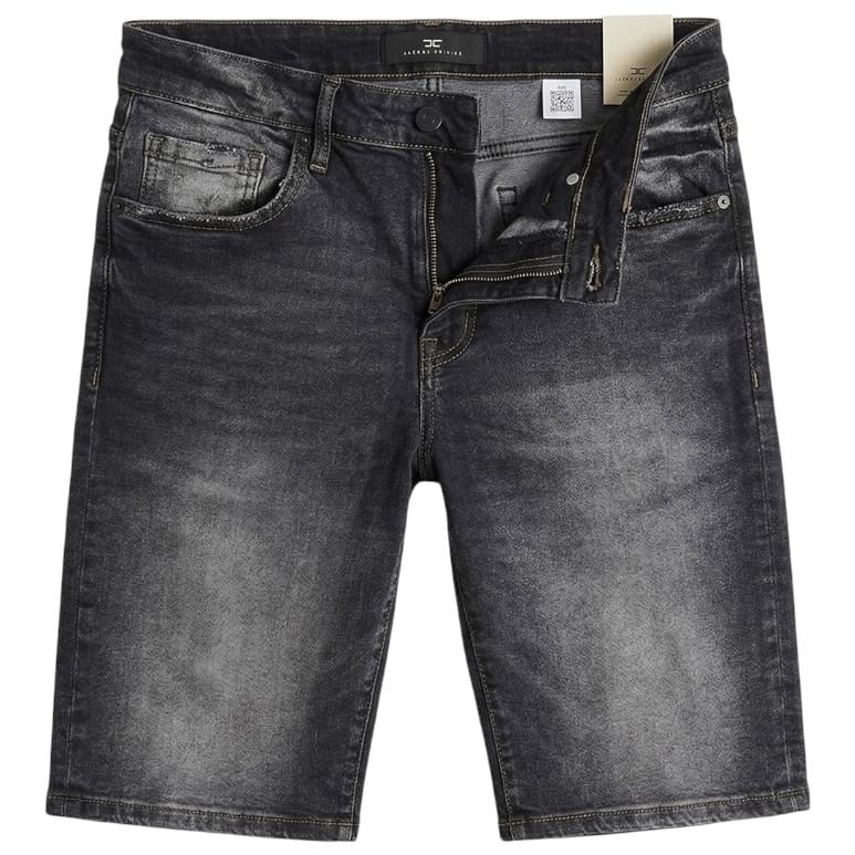 Jordan Craig Washed Denim Shorts (Black Shadow) J334S