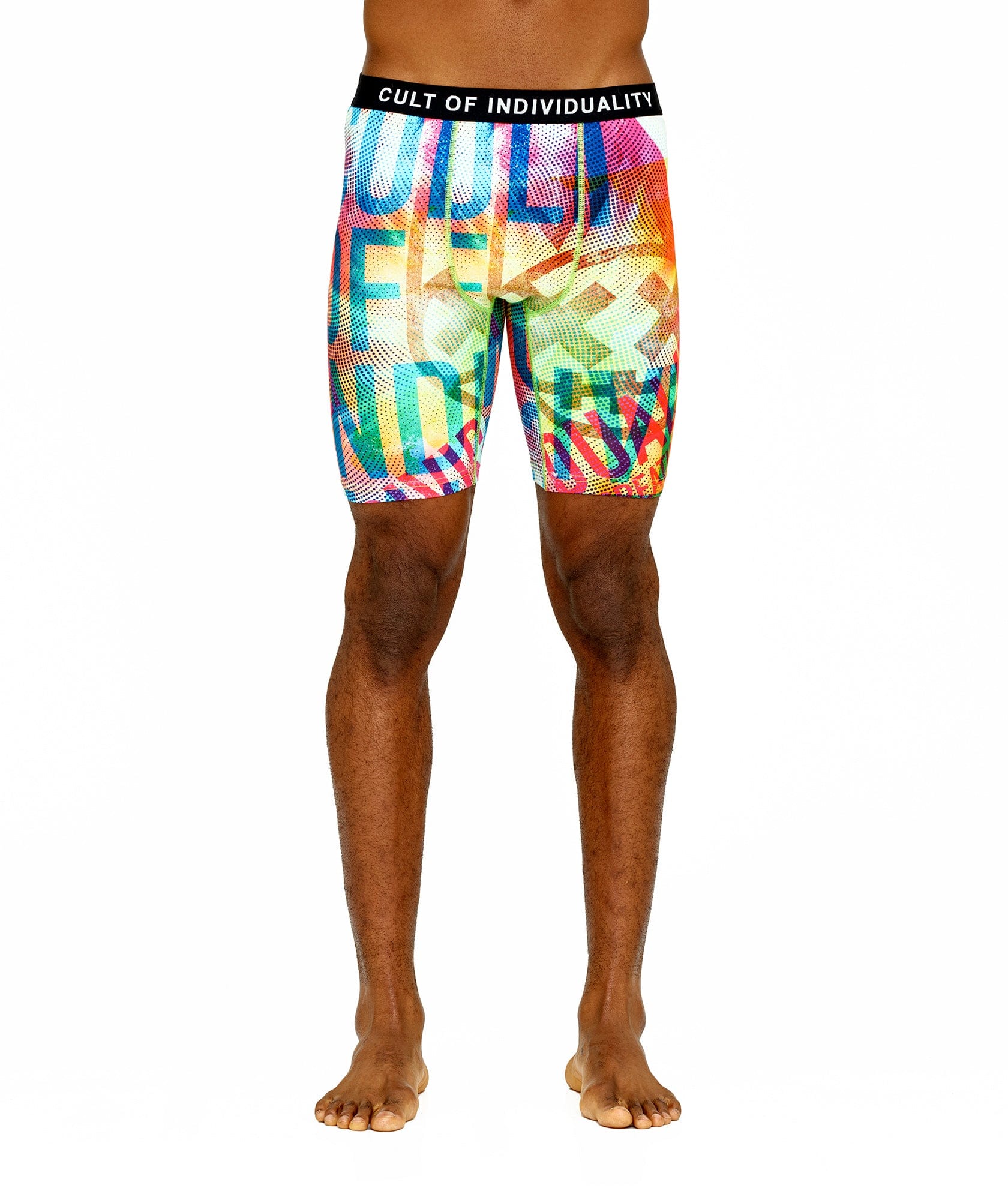 CULT BRIEFS 2 PACK "PARADISE" PRINT/SURF BLUE SOLID