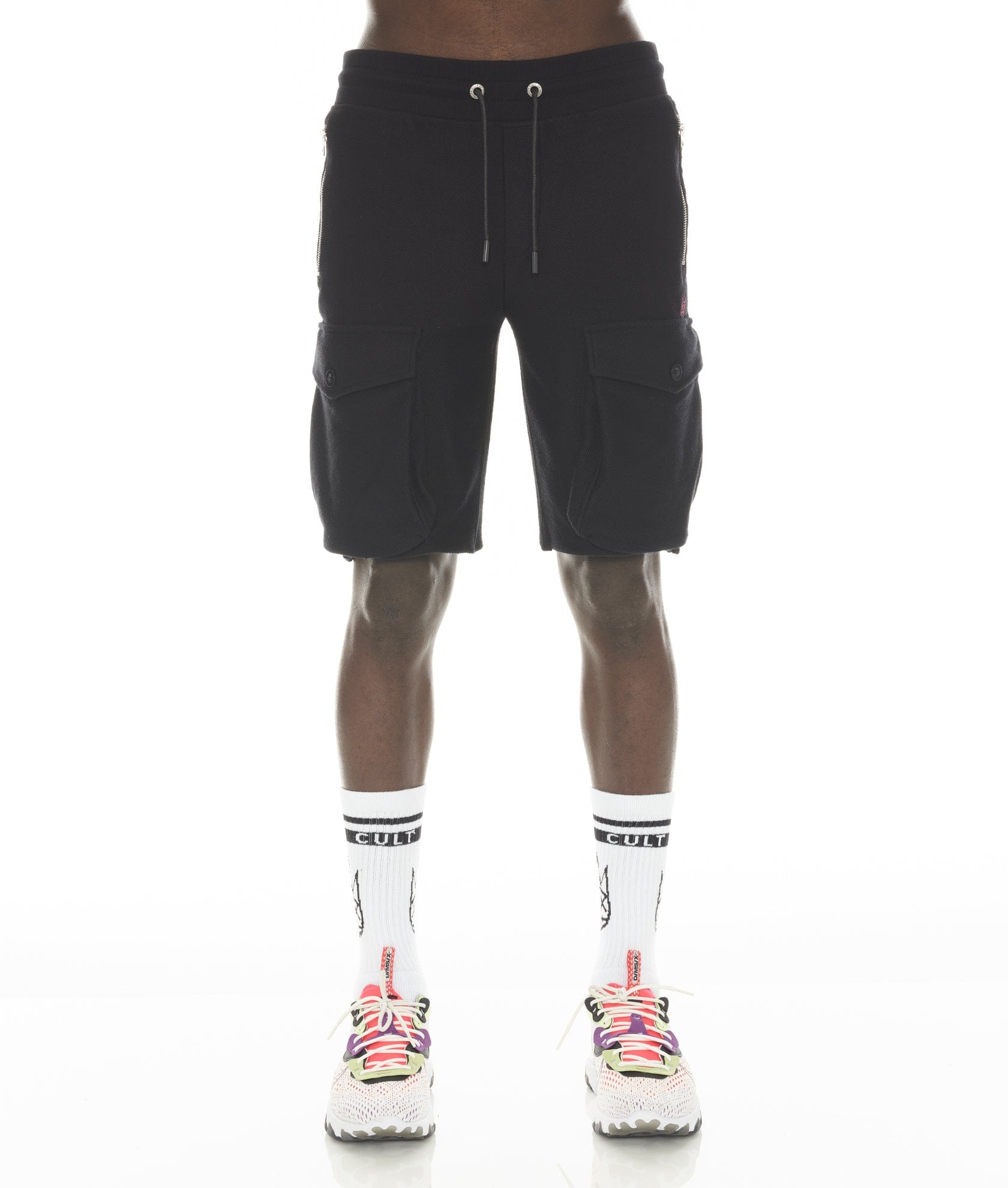 CARGO SWEATSHORT IN BLACK