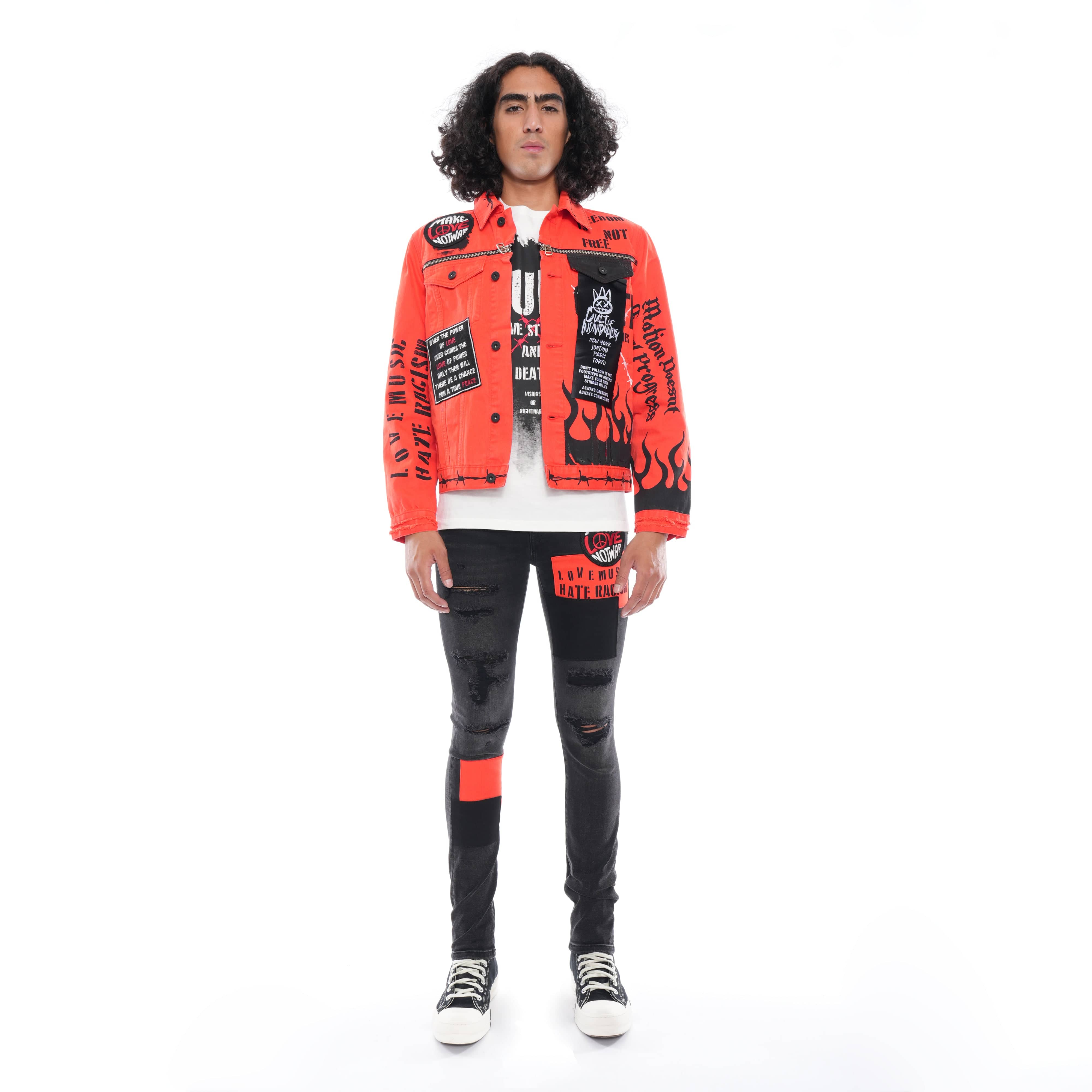PUNK SUPER SKINNY IN BLACK
