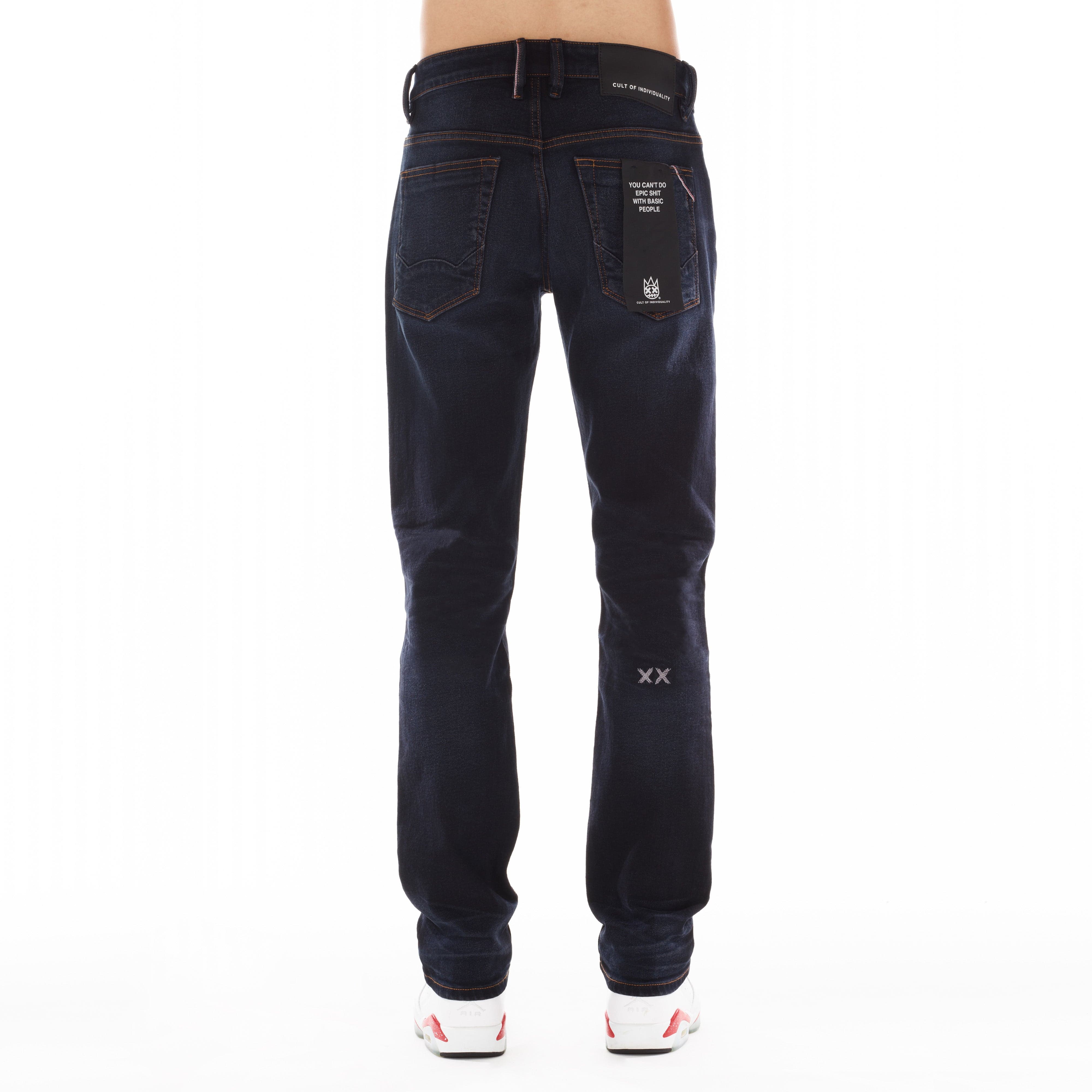 Rocker Slim Jeans in Rinse Black – Slim Fit Denim