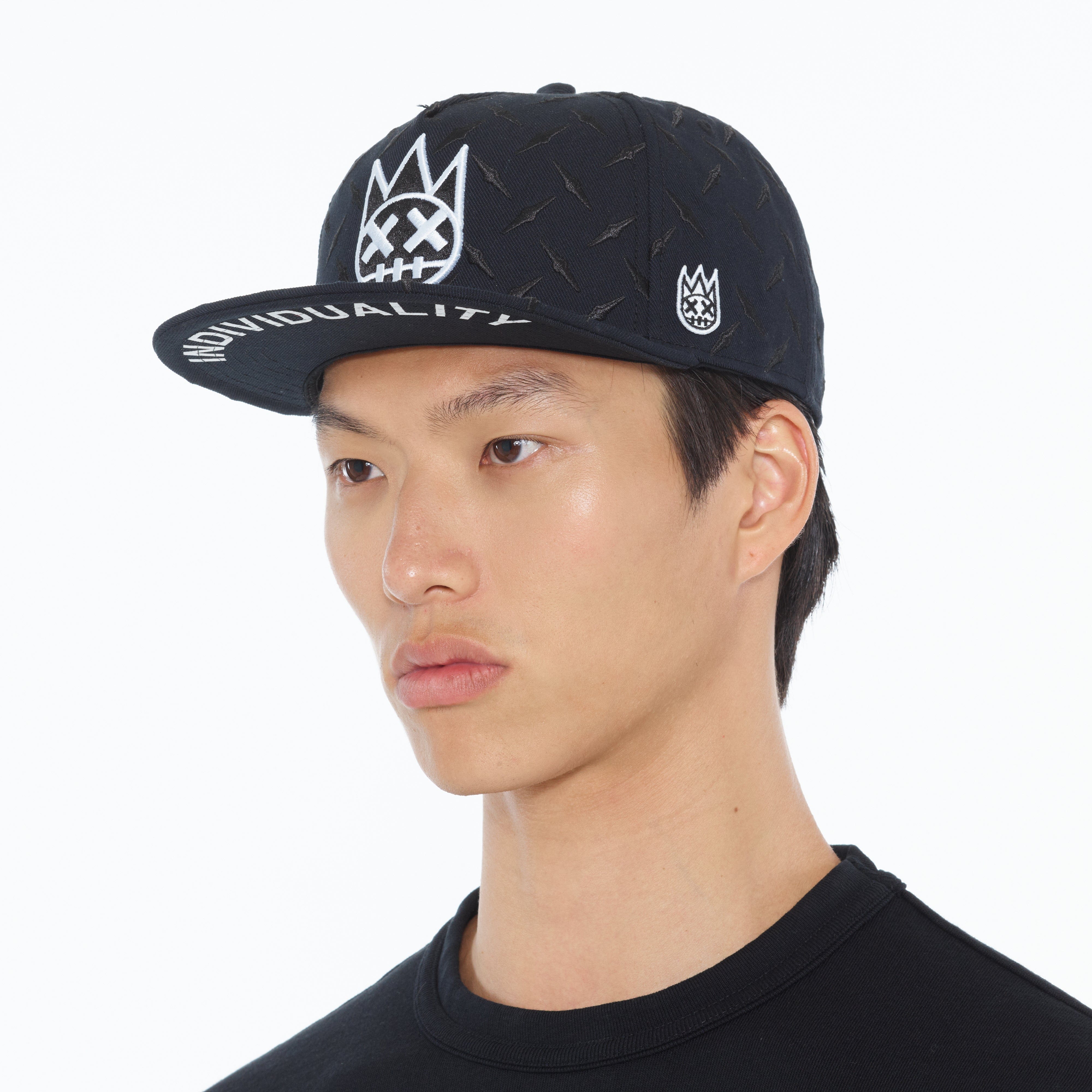 Cult's Diamond Plate Trucker Hat in Black