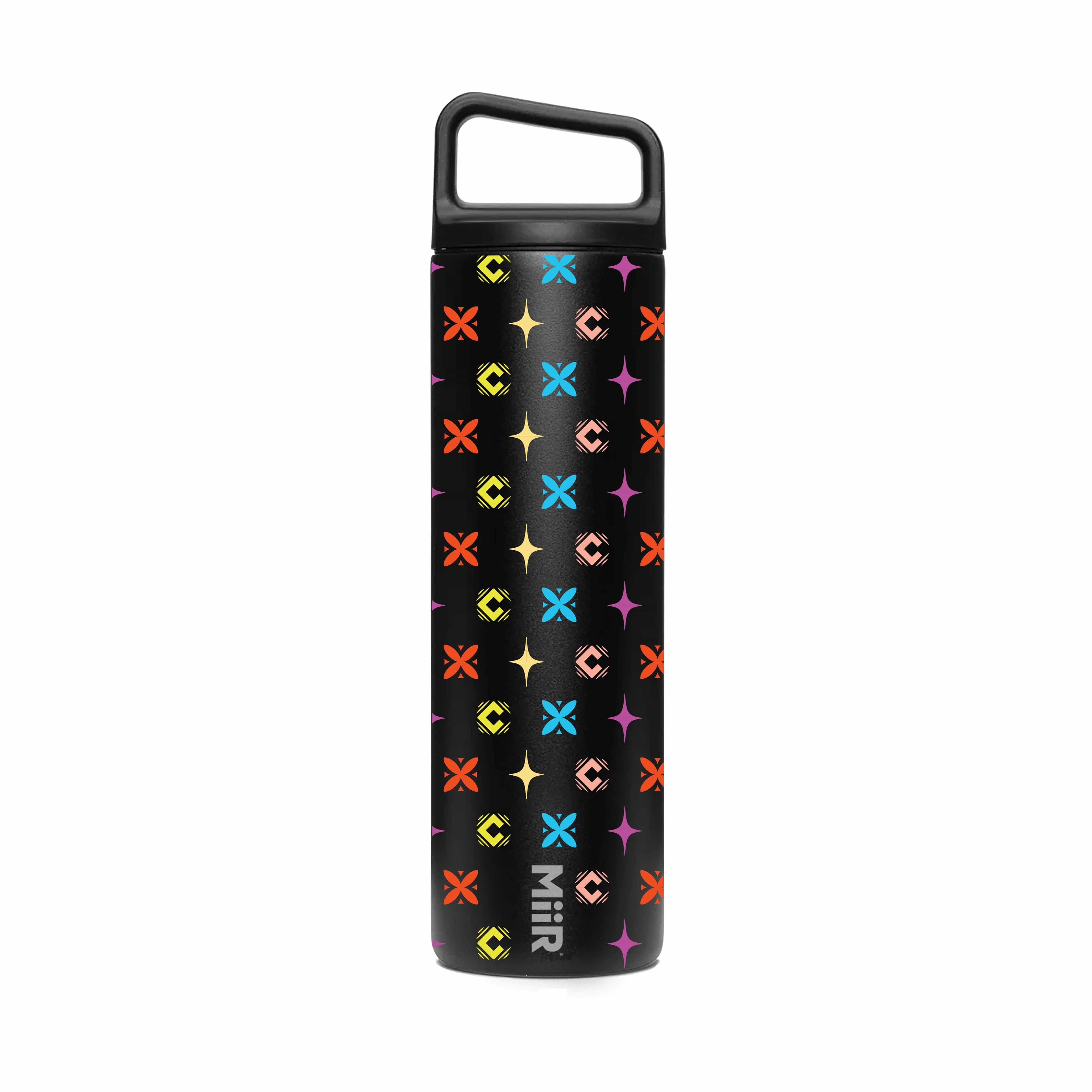 Cult x MiiR Limited Edition Climate+ 20 oz Wide Mouth Vacuum Insulation Bottle in CX Monogram Multicolor White or Black