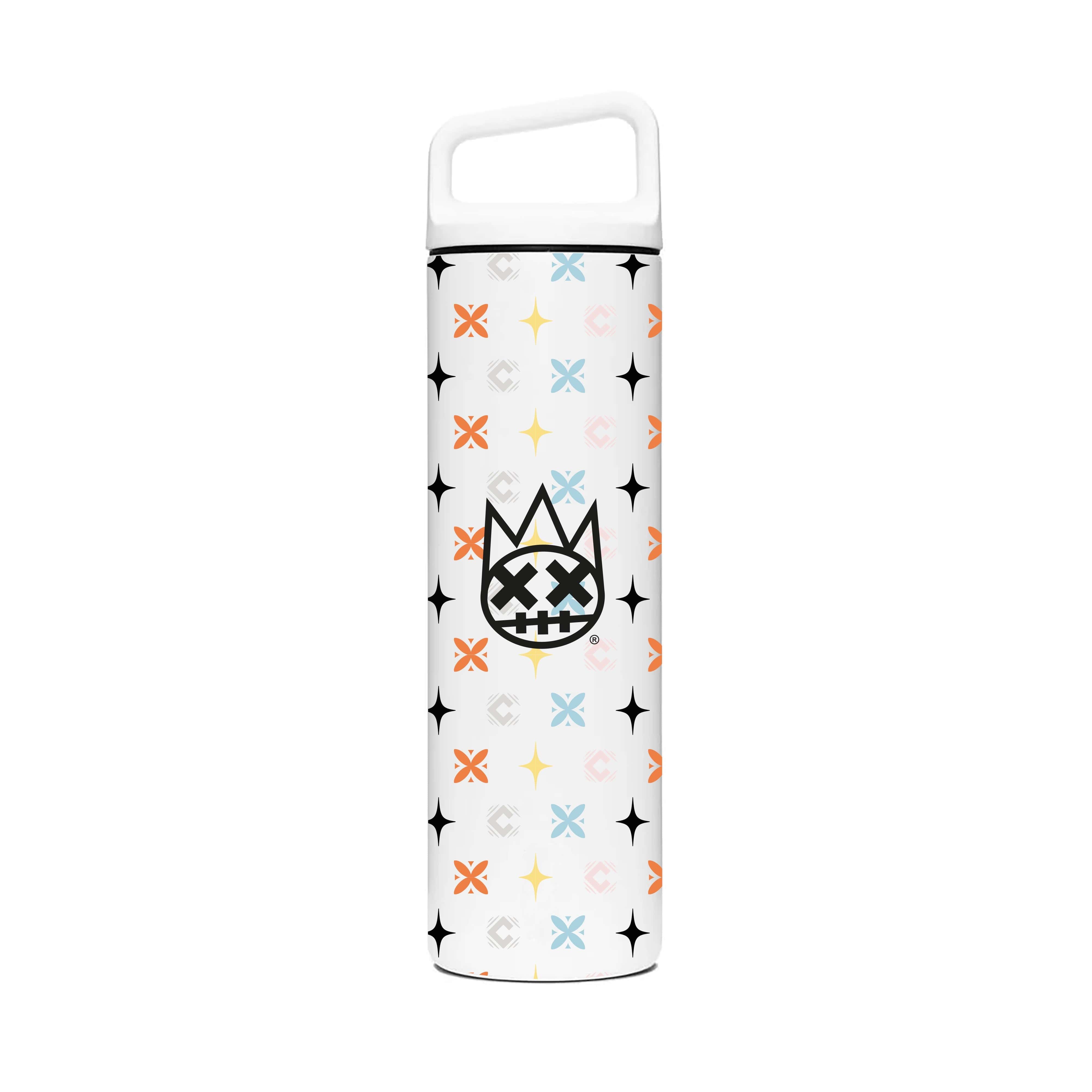 Cult x MiiR Limited Edition Climate+ 20 oz Wide Mouth Vacuum Insulation Bottle in CX Monogram Multicolor White or Black