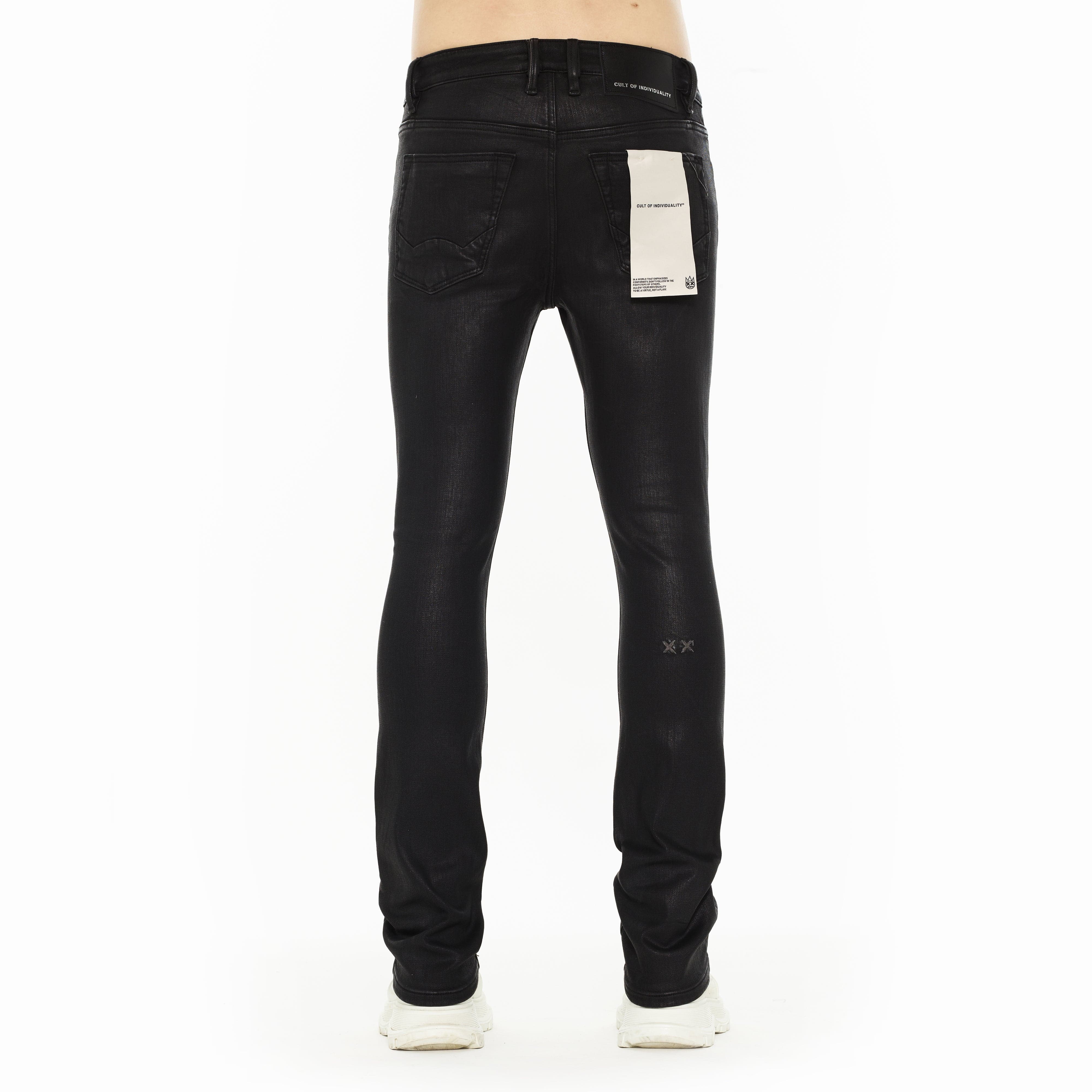 Cult's Lenny Bootcut 603 Jeans in Black Coated