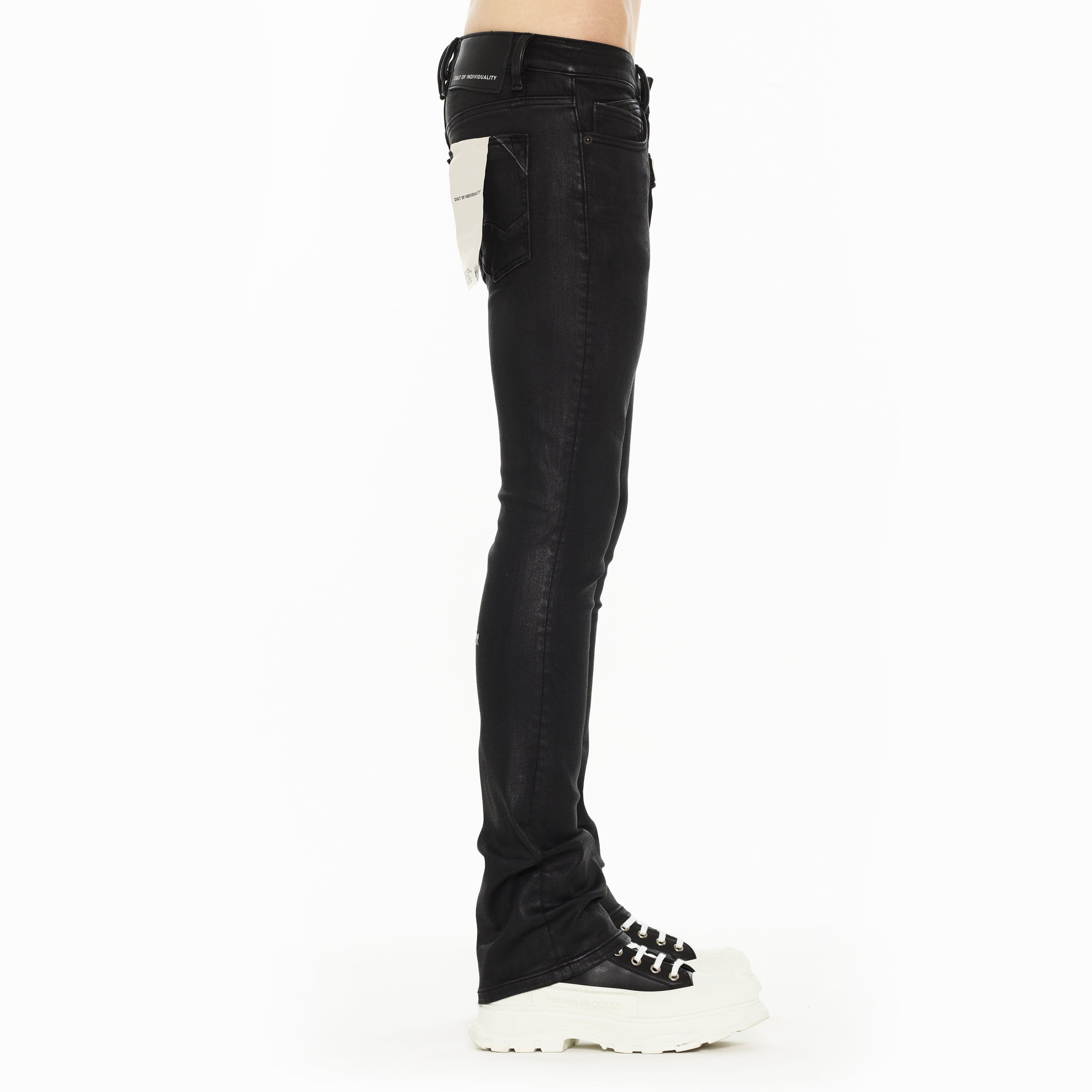 Cult's Lenny Bootcut 603 Jeans in Black Coated