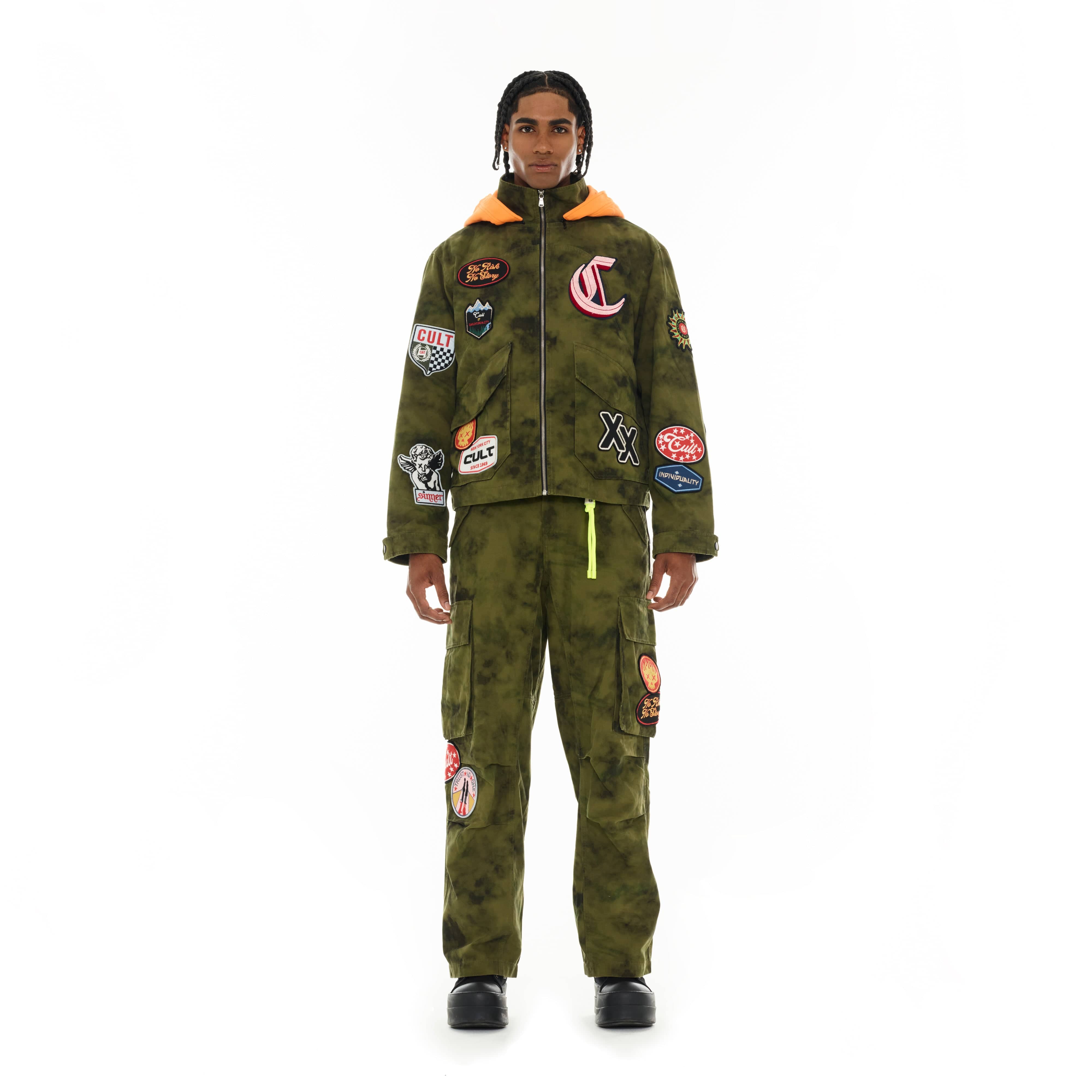 Cult's Utility Cargo Pants in Camo