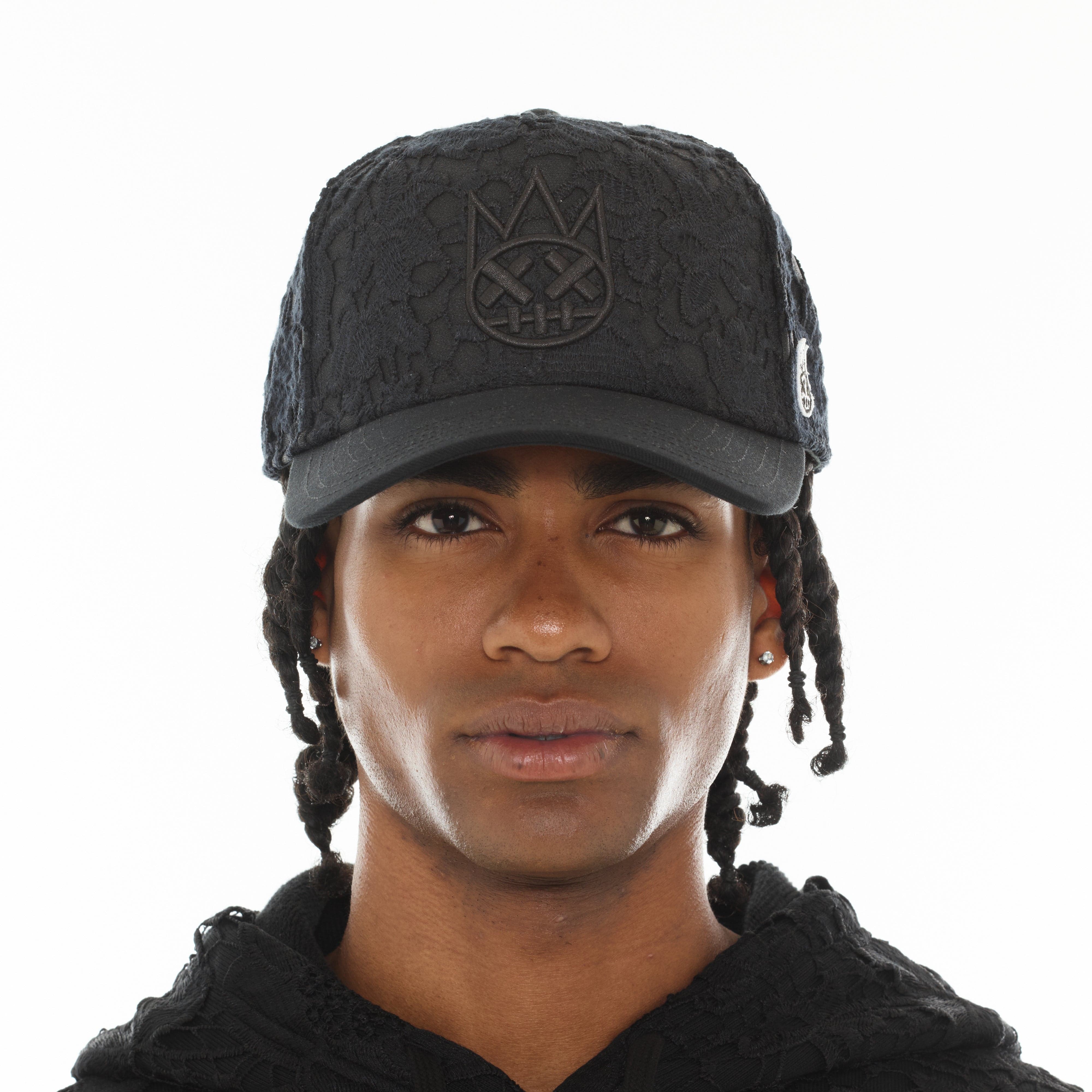 Cult's A Frame Trucker Hat "Lace" In Black
