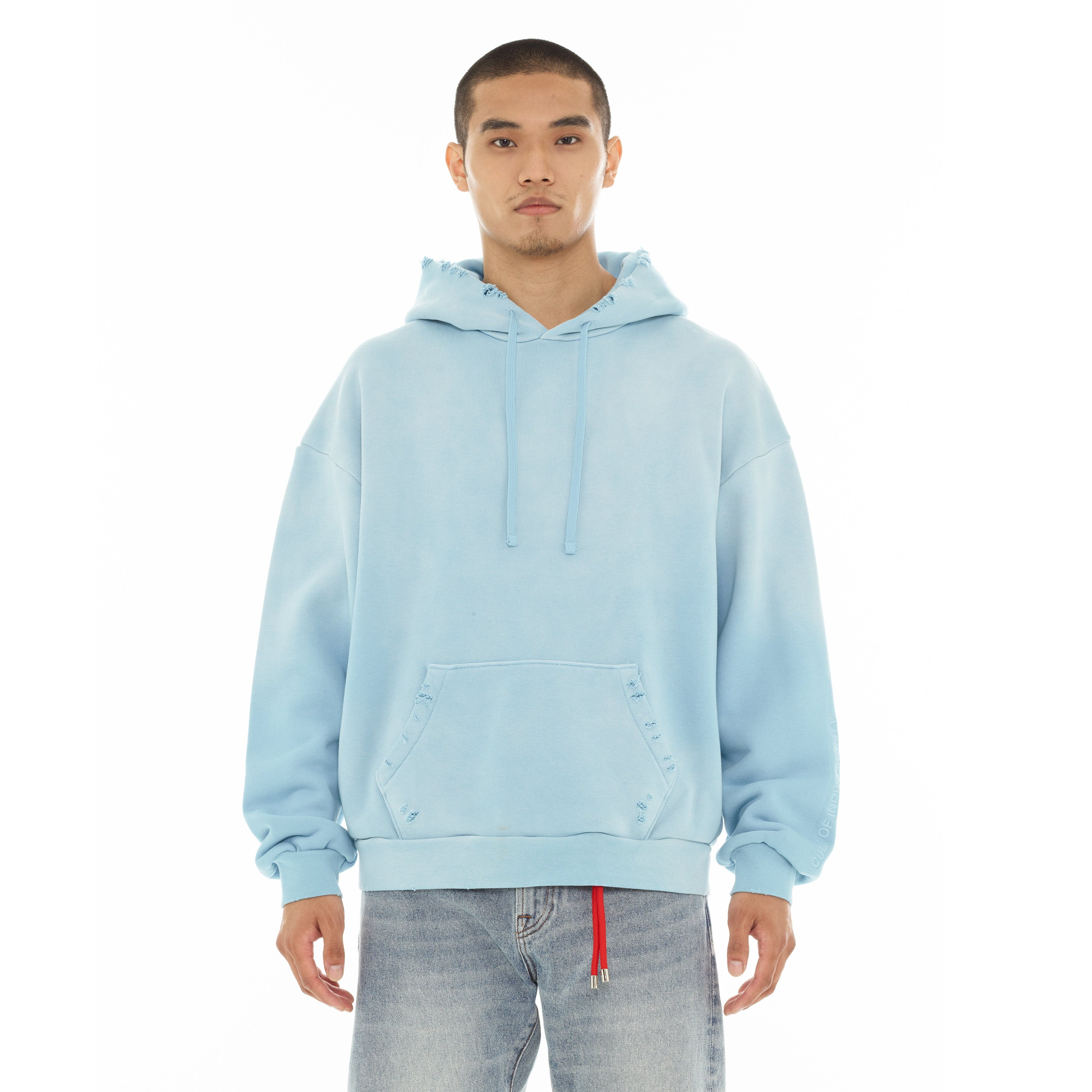 Cult's Pullover Sweatshirt "Core" 620 Grams In Blue Glow