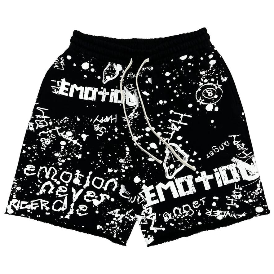 Mixed Emotion Graffiti Short (Black)