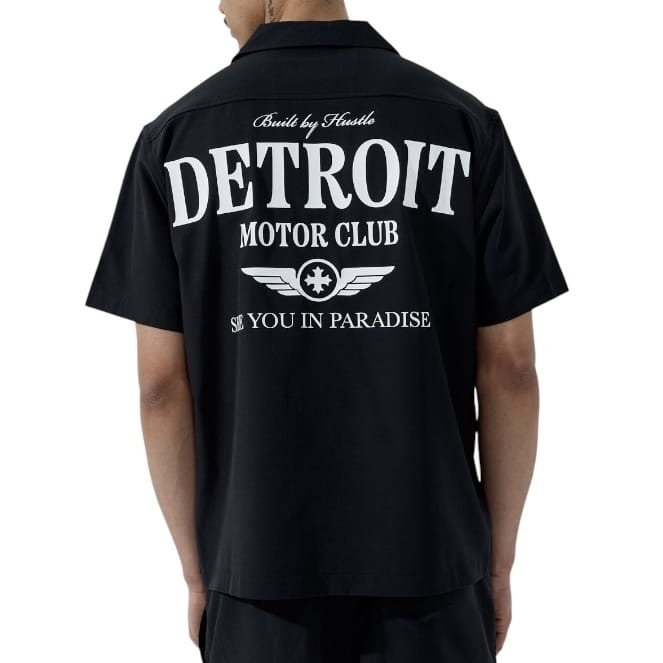 See You In Paradise Detroit Motor Club SS Shirt & Short Set (Black)