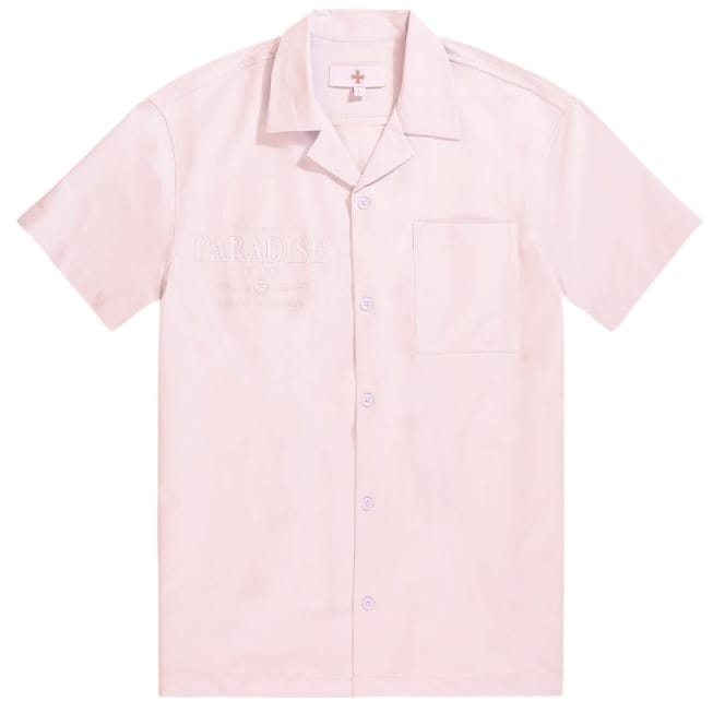 See You In Paradise Club Shirt and Short Set (Light Pink)