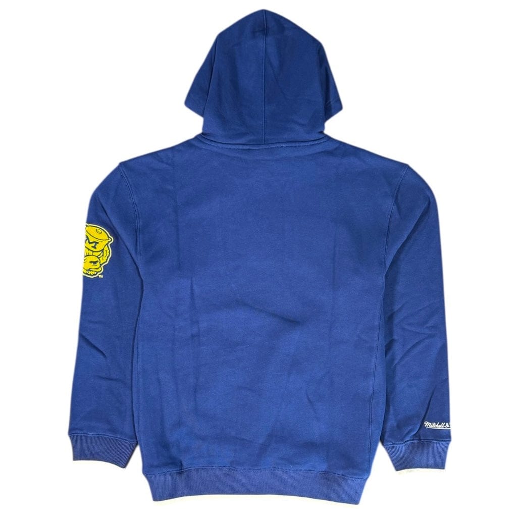 Mitchell & Ness NCAA Michigan Vintage Logo Team Legacy Hoodie (Navy)