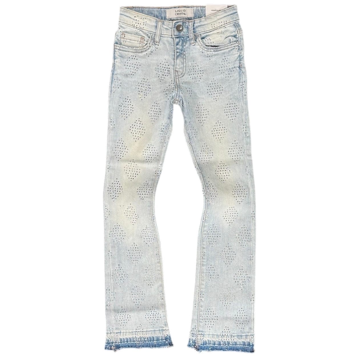 Kids Liquid Crystals Diamond Crystals Denim (Ice Blue) JTF2317KB