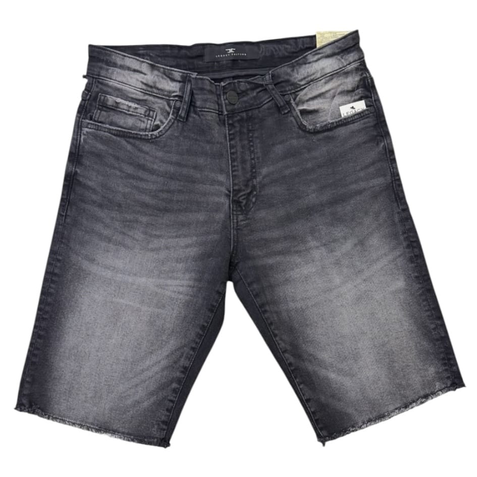 Jordan Craig Washed Denim Shorts (Black Shadow) J334S