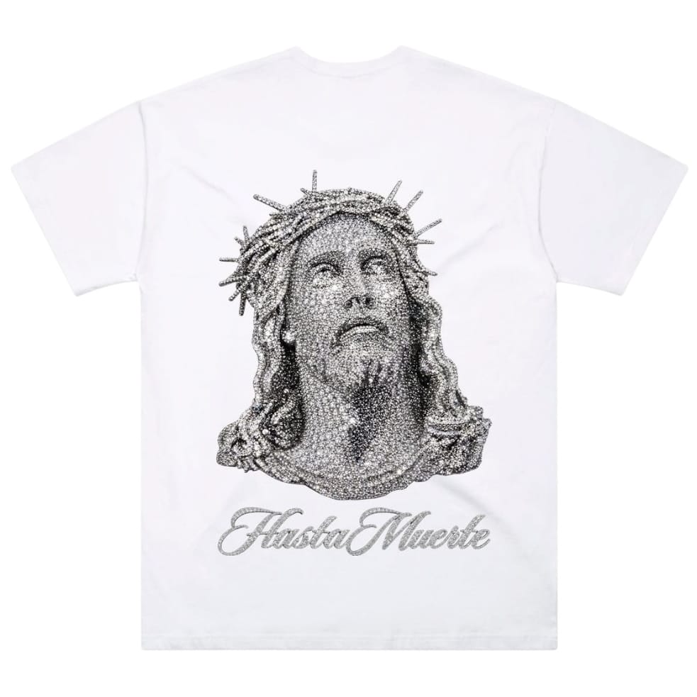 Hasta Muerte Jesus Pendant Tee (White)