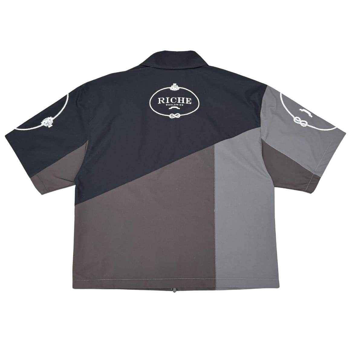 Vie Riche Monoblock Jacket Short Set (Black) VR2050/VR2051-BLK