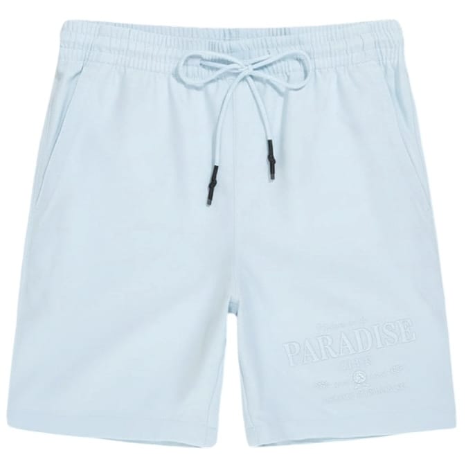See You In Paradise Club Shirt and Short Set (Light Blue)