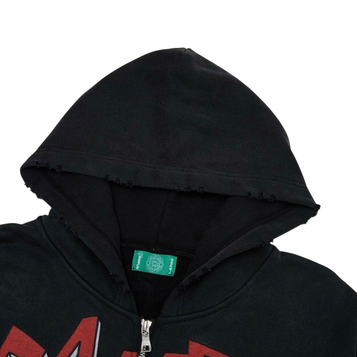Campus Goods Nocturne Zip Up Hoodie (Black) CG-S26-019