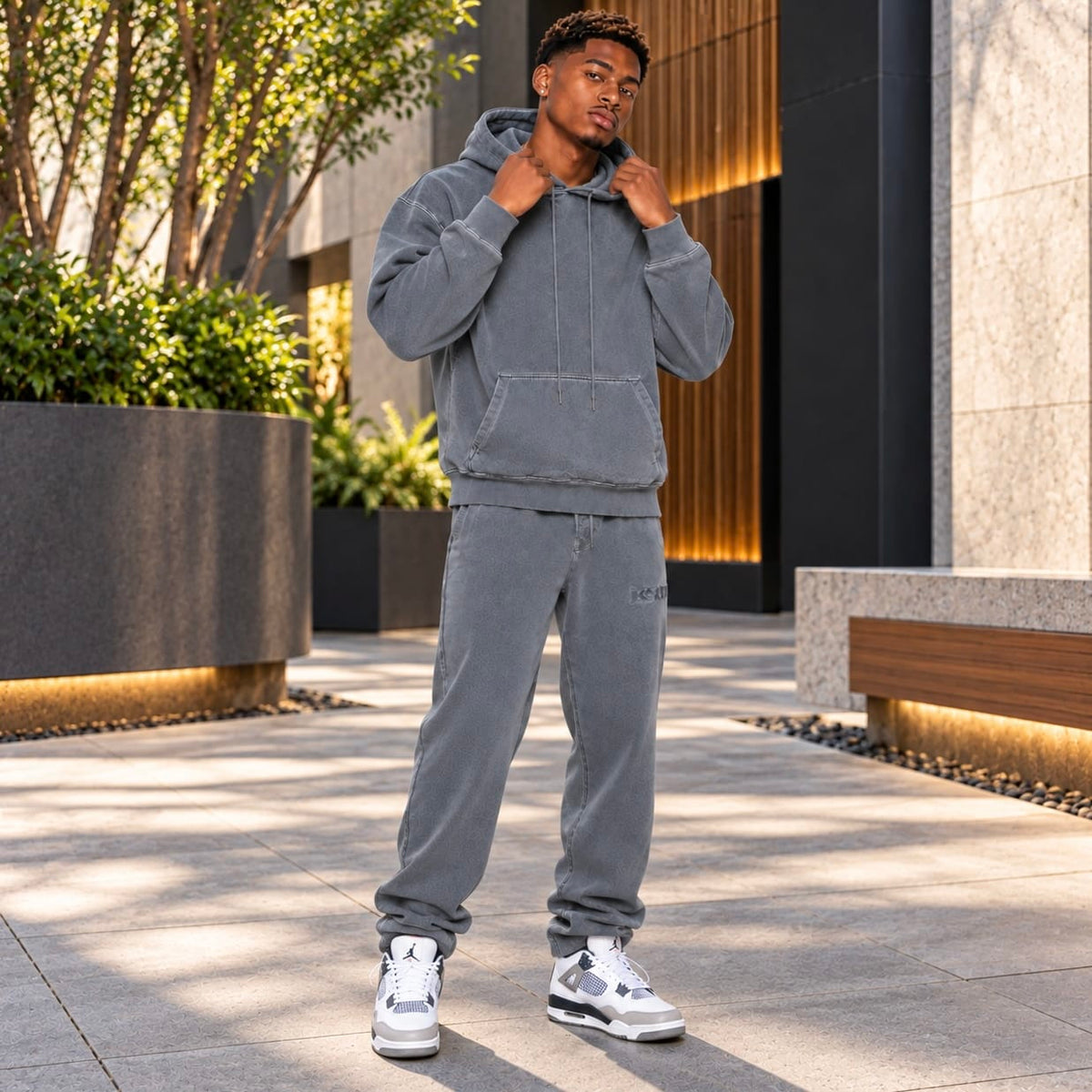 Ksubi 4X4 Luxe Biggie Hoodie (Charcoal) MCO26FL002