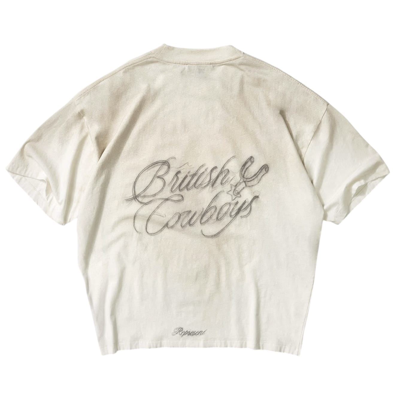 Represent British Cowboys Tee (Washed Ecru) MLM100592-30