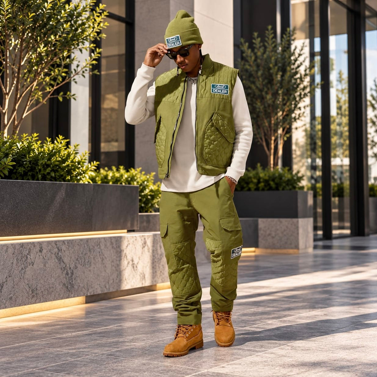 Jordan Craig Local Dealer Service Quilted Cargo Pants (Olive) 591773