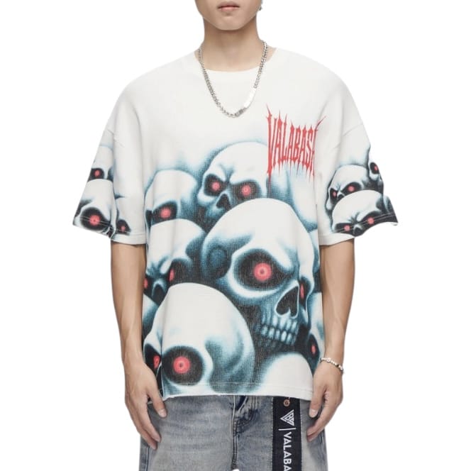Valabasas Grave Digger Thermal Tee (White) VLBS-VT1-1115