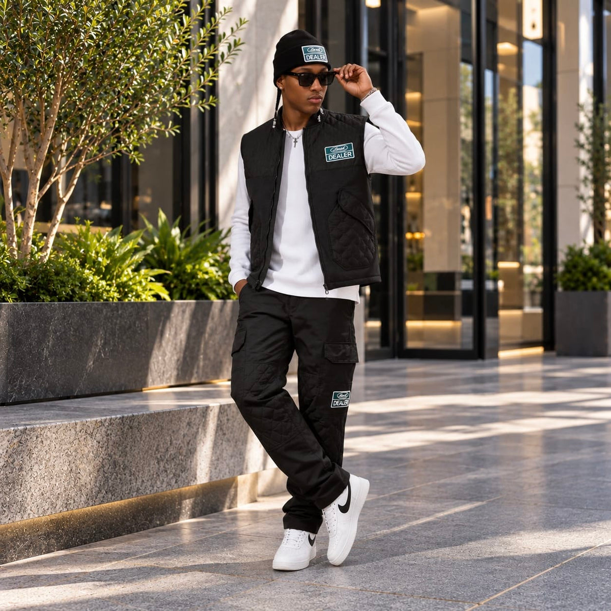 Jordan Craig Local Dealer Service Quilted Cargo Pants (Black) 591773