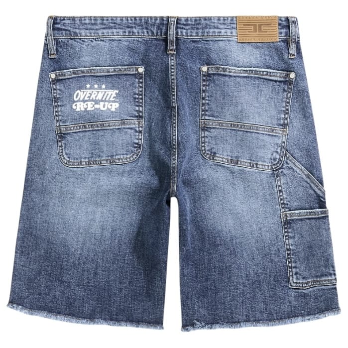 Jordan Craig Og The Re-Up Denim Shorts (Aged Wash) J2058S