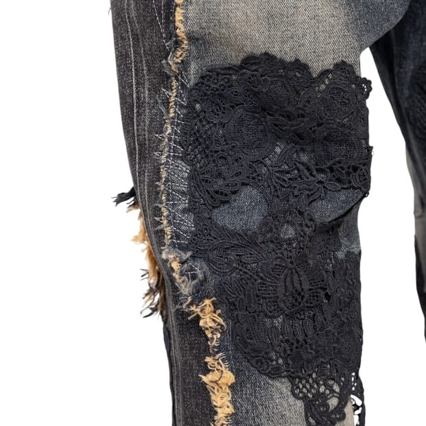 Guapi Sacred Skull Denim (Black Wash) 820SSD28