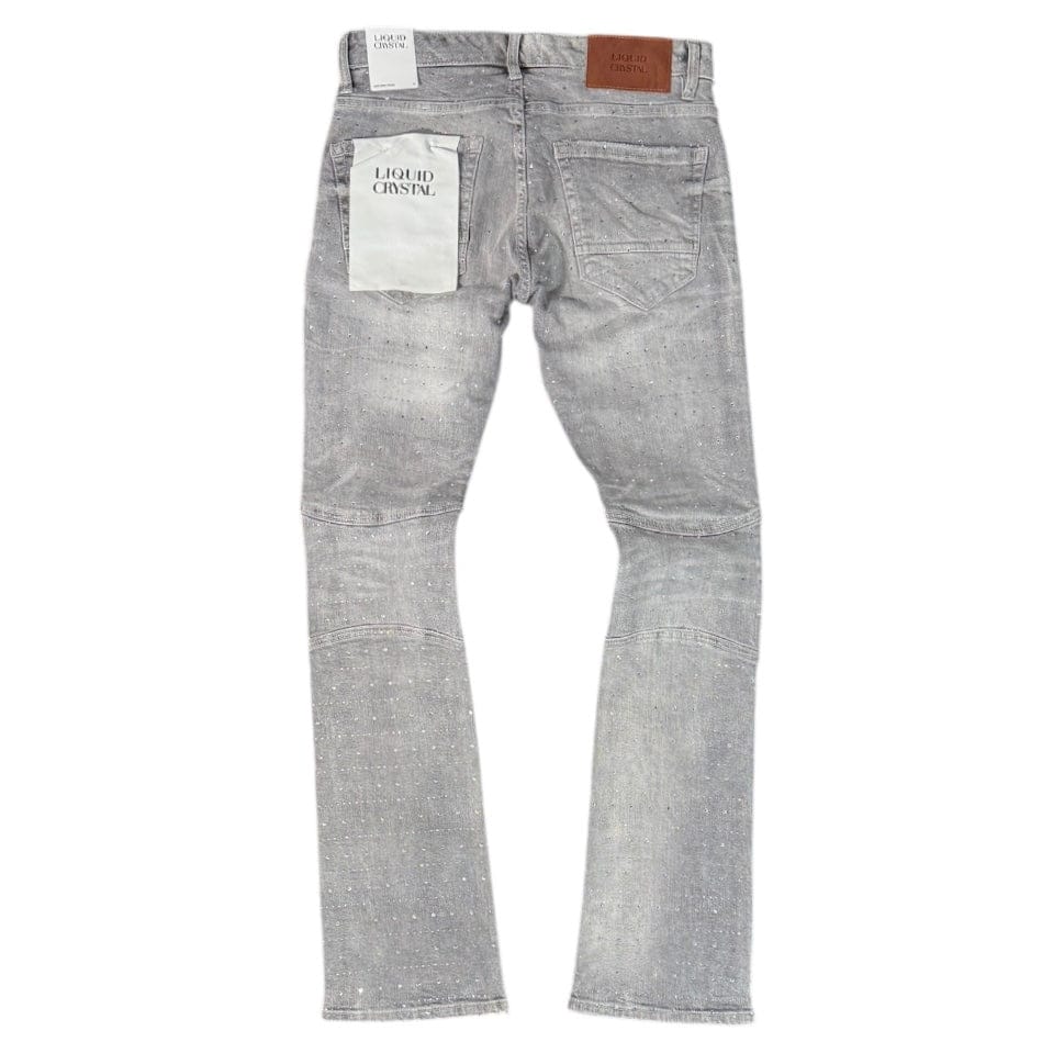 Liquid Crystals Envoy Stacked & Crystal Jean (Cement Wash) JTF2334
