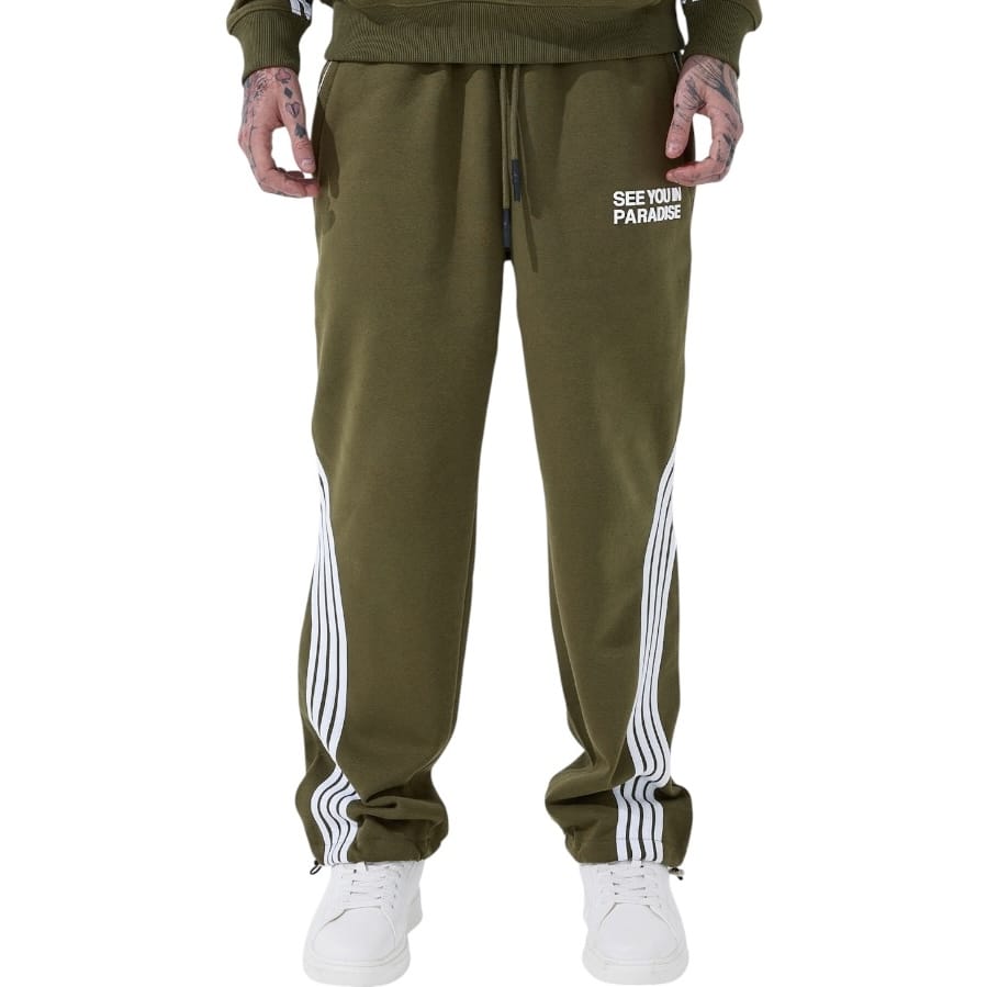 See You In Paradise Perfect Pitch Sweatpants (Olive) 9229