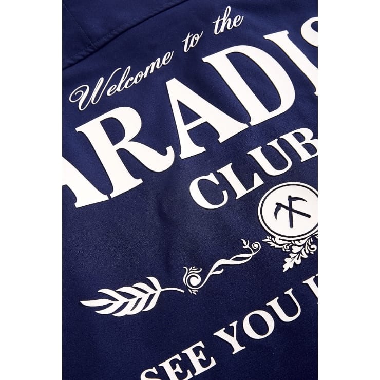 See You In Paradise Club Shirt and Short Set (Navy)