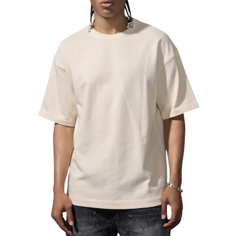 Jordan Craig Heavyweight Oversized Tee (Cream) 9208A